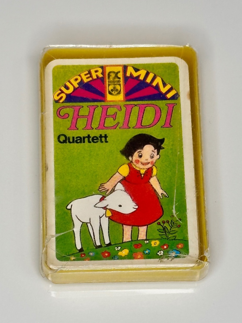 VINTAGE GERMAN Schmid Heidi Quartett Card Game